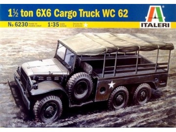 ITALERI 1 1/2 ton 6x6 Cargo Truck WC 62 1:35